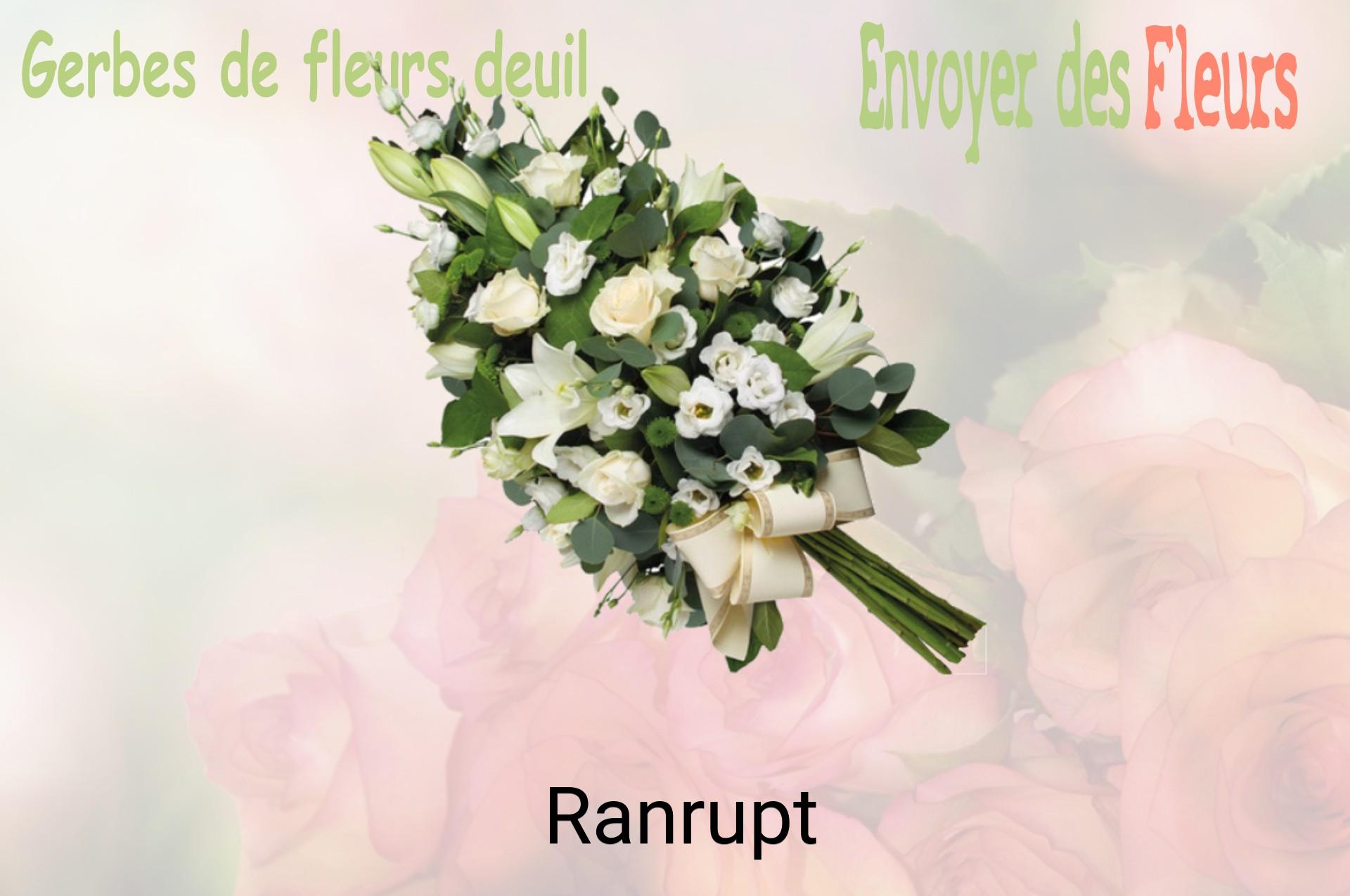 Gerbe de fleurs de deuil livrée à Ranrupt